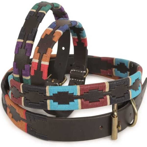 Leather Polo Dog Collars