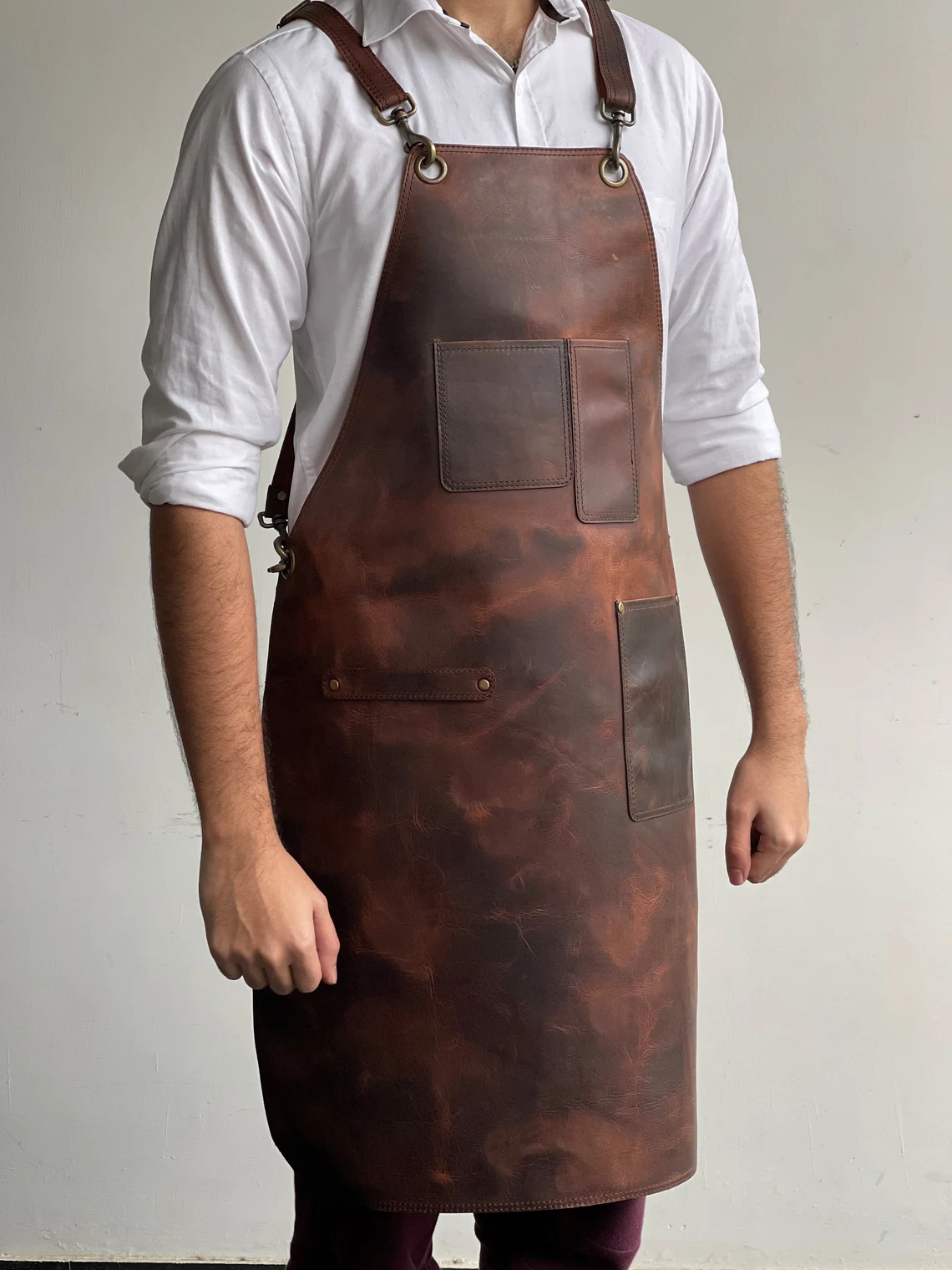Leather Kitchen Apron - 6