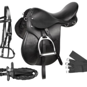 All Purpose English Leather Horse Saddle