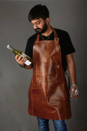 Leather Aprons for Bars and Kitchen