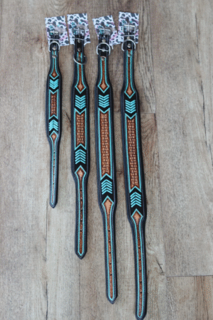 Hand Tooled Leather Dog collars
