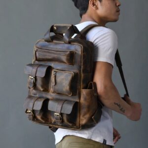 Leather Backpack