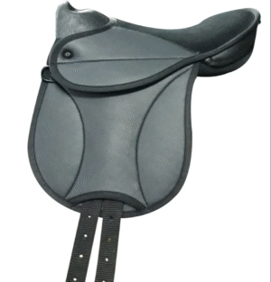 Rovadik Lightweight Synthetic Pony Saddle – Comfortable Kids Horse Riding Saddle with Easy Care Material & Adjustable Straps