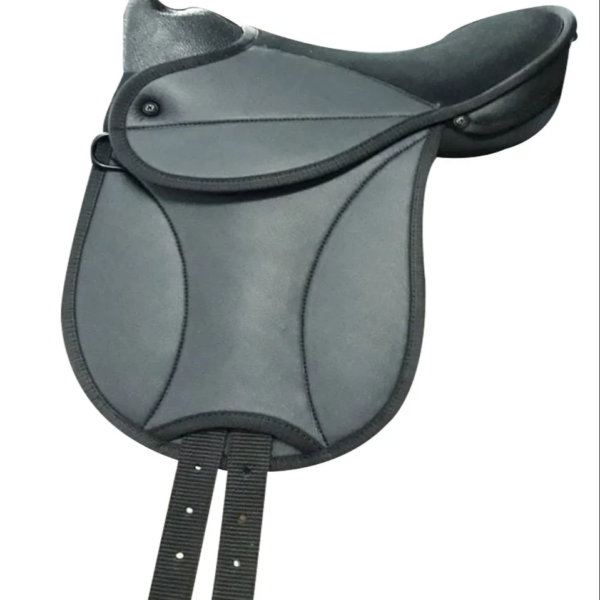 Rovadik Lightweight Synthetic Pony Saddle – Comfortable Kids Horse Riding Saddle with Easy Care Material & Adjustable Straps