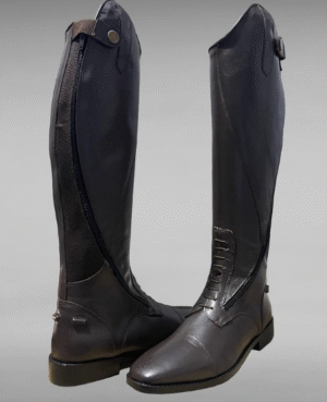 Rovadik Horse Riding Field Boots – Genuine Leather Customised Long Boots for Horse Riders, Cowboys and Cowgirls