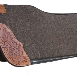 Western Contoured Wool Felt Therapeutic Saddle Pad