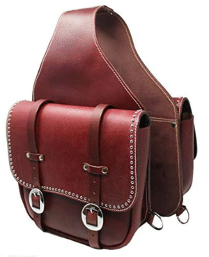 Hand Tooled Western Saddle Bags