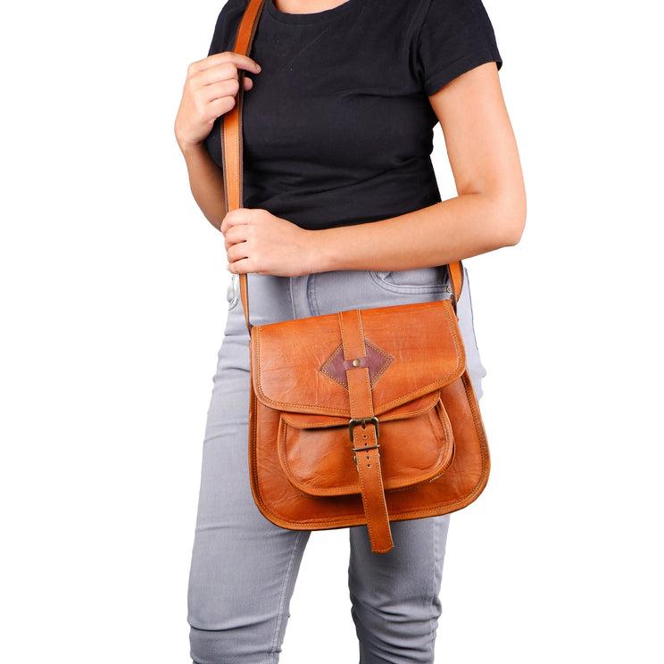Rovadik Leather Satchel Sling Messanger Bags_06