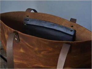 Rovadik Women’s Leather Tote Bag – Premium Full-Grain Leather Handbag, Perfect for Office, Travel, and Shopping or Everyday Style