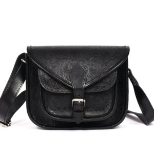 Rovadik Genuine Leather Satchel Bag for Men & Women – Premium Quality, Versatile and Stylish- Black