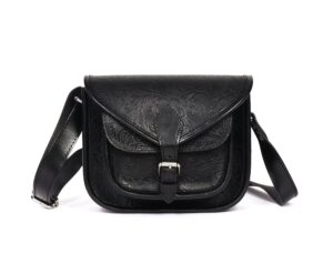Rovadik Genuine Leather Satchel Bag for Men & Women – Premium Quality, Versatile and Stylish- Black