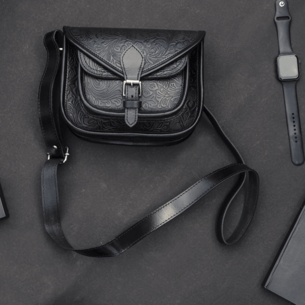 Rovadik Genuine Leather Satchel Bag for Men & Women – Premium Quality, Versatile and Stylish- Black