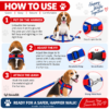 Rovadik No-Pull Padded Dog Harness with Strap Leash Combo Set for Medium Dogs, Adjustable, Comfortable, Dog Training, Dog Walking -for Beagle, Bull Dog, Basset Hound, Adult Indies, etc (Blue) - Thumbnail Image 4