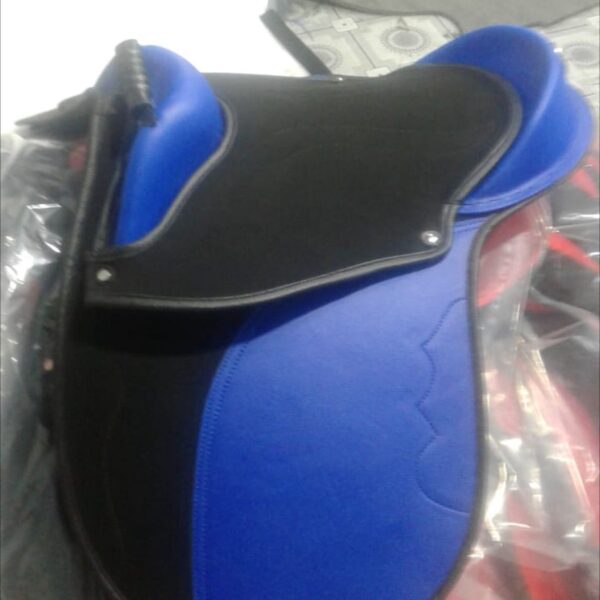 Rovadik Lightweight Synthetic Pony Saddle – Comfortable Kids Horse Riding Saddle with Easy Care Material & Adjustable Straps