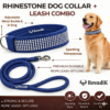 Diamond Dog Collar_Blue_06