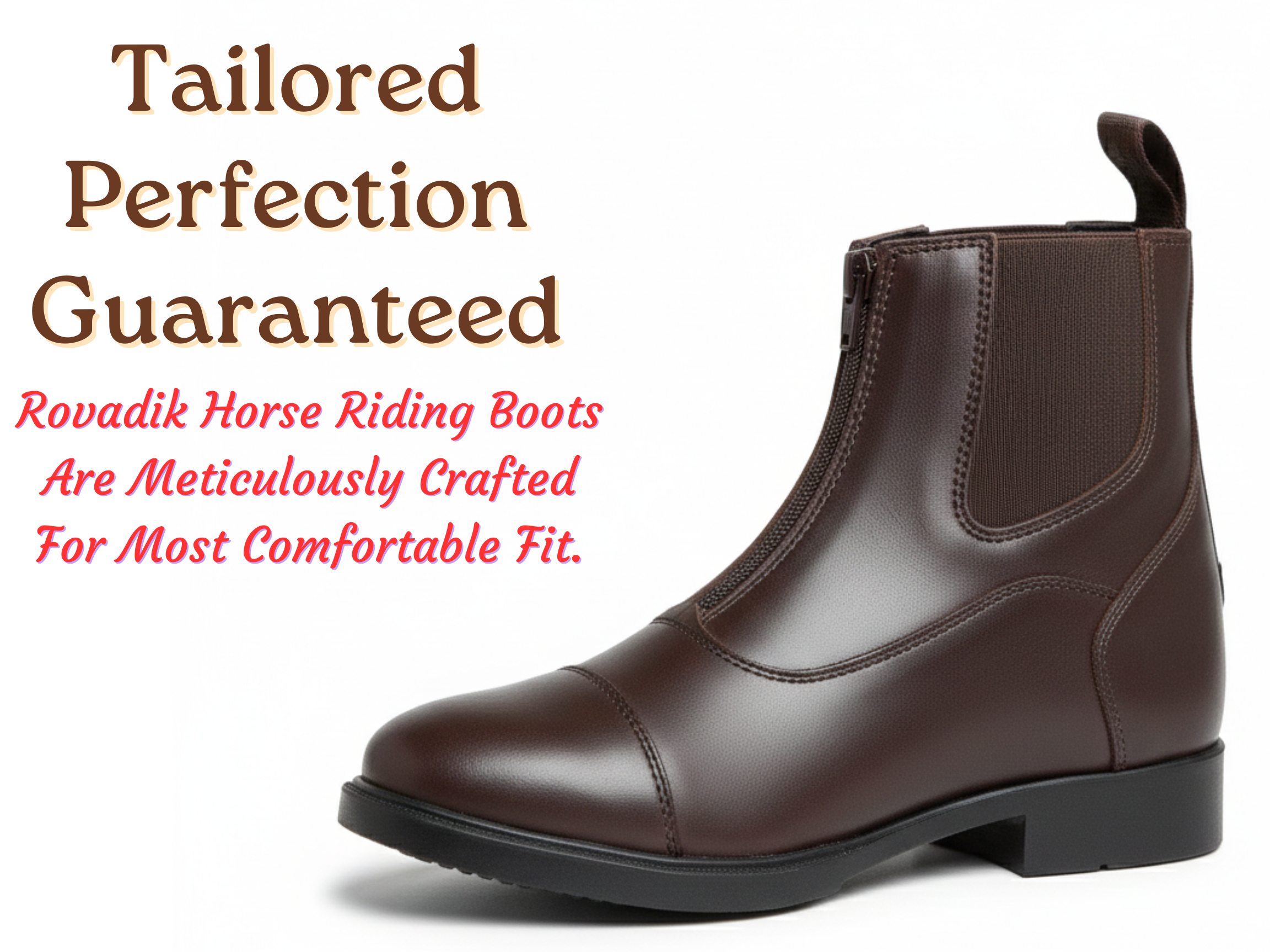 Horse Riding Short Boot Chelsea_Brown_04