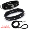 Rovadik Anti-Bite Spiked Dog Collar & Leash Combo – Brass Spikes for Dog Protection, Adjustable Safety Collar with Strong Metal Buckle for Small & Medium Dog (Medium) - Thumbnail Image 4