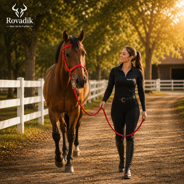 Rovadik Horse Tack Nylon Bridle with Reins and SS Bit – Dressage Bridle-English Bridle – Western Horse Bridle – Equestrian Tack-Horse Accessories, Horse Riders-Purple