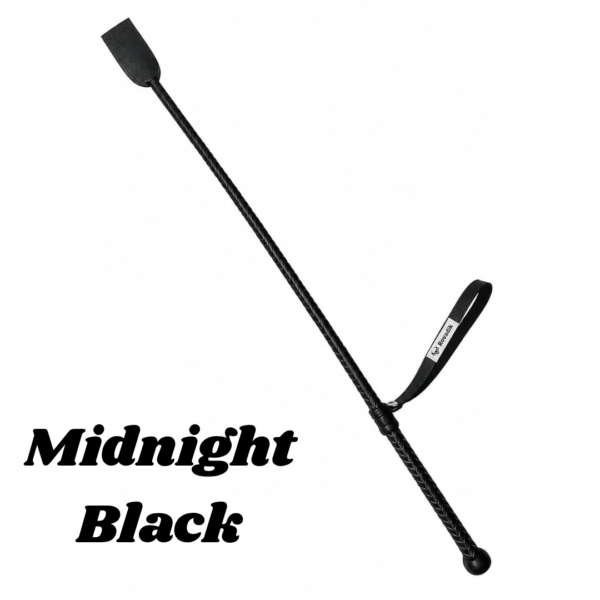 Rovadik Leather Whip – Durable Dog Training Whip, Pet Handling and Horse Training – Comfortable Grip, Walking Stick, Ideal for Morning Walk, Horse Riders & Dog Trainers (Black)