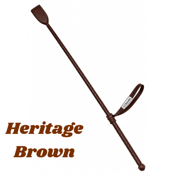 Rovadik Leather Whip – Durable Dog Training Whip, Pet Handling and Horse Training – Comfortable Grip, Walking Stick, Ideal for Morning Walk, Horse Riders & Dog Trainers (Brown)