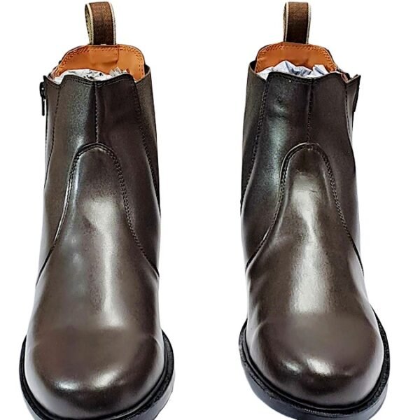 Rovadik HandMade Side Zip Horse Riding Chelsea Boots,Genuine Leather Equestrian Boots, English Riding Boots for Cowboy/Cowgirl-Unisex Boot – Brown