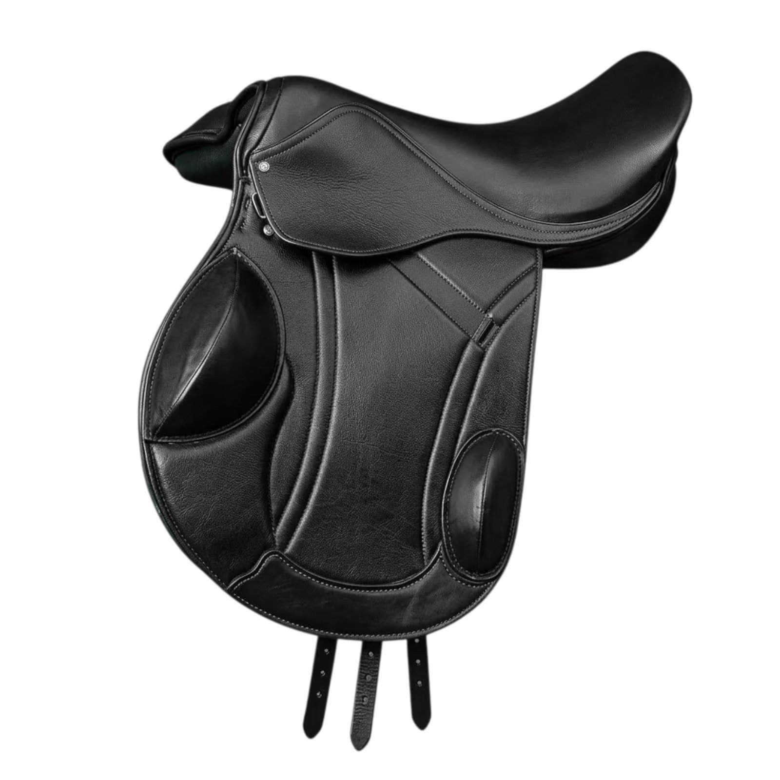 Rovadik Genuine Leather Professional Black Leather Dressage Saddle - Image 1