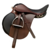 Rovadik Frontier All Purpose Two Tone Leather Jumping English Riding Horse Saddle Tack Set Seat Size 12″-18″ Close Contact - Thumbnail Image 1