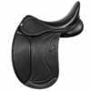 Rovadik Opulent English Dressage Leather Saddle – Dressage Treeless Saddle with Velcro Panel and Knee Blocks_RVD_02 - Thumbnail Image 2