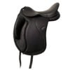 Rovadik Opulent English Dressage Leather Saddle – Dressage Treeless Saddle with Velcro Panel and Knee Blocks_RVD_03 - Thumbnail Image 2