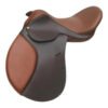 Rovadik Traverse English Dressage Leather Saddle – Dressage Treeless Saddle with Velcro Panel and Knee Blocks_RVD_04 - Thumbnail Image 1