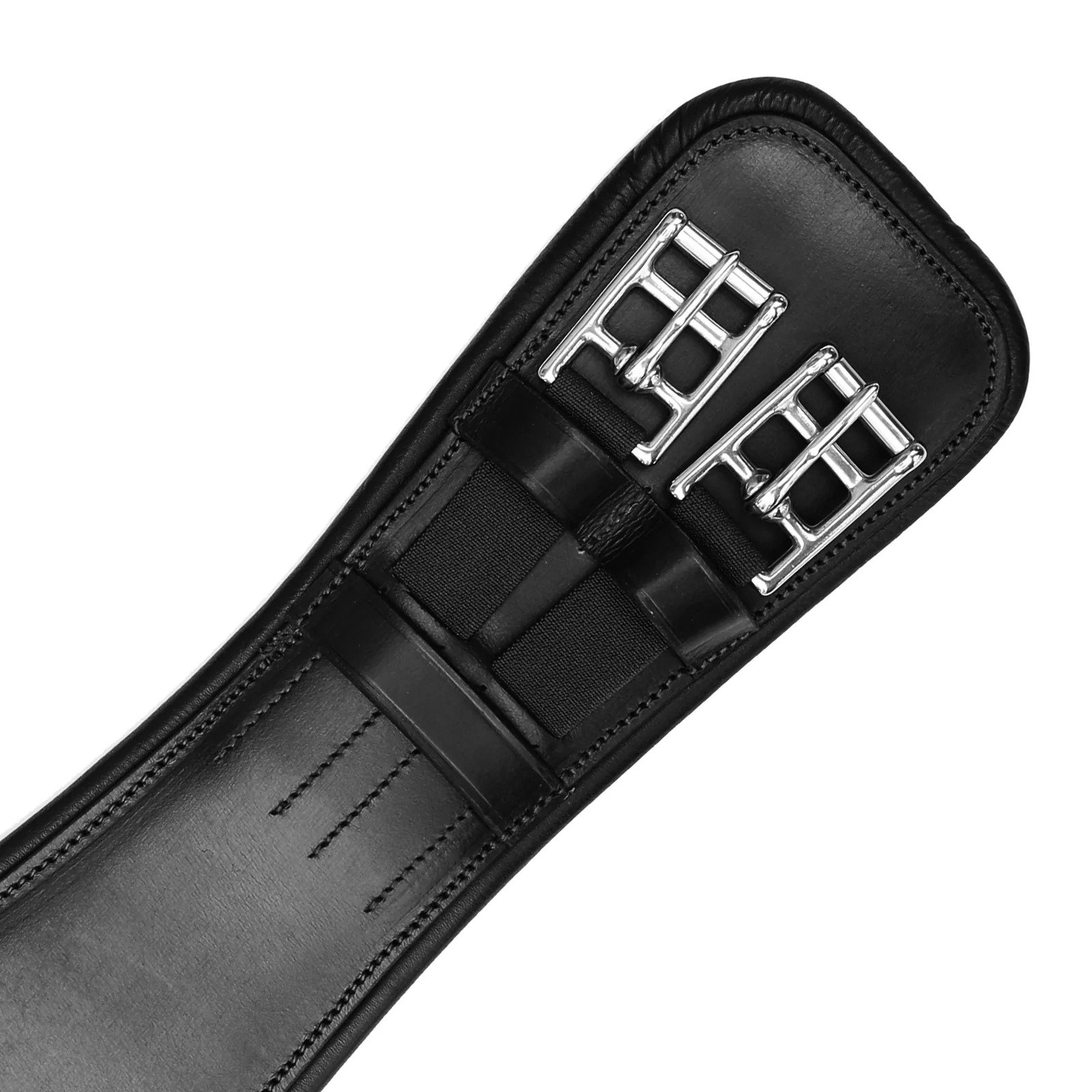 Rovadik Bespoke Leather Horse Girth for English Saddle | Contoured Horse Saddle Girth with Strong Buckles and D-Ring | Equestrian Riding Girth for Horses - Image 5