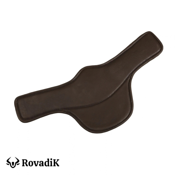 Rovadik Short Stud Guard Horse Girth for English Saddle | Contoured Horse Saddle Girth with Strong Buckles and D-Ring | Equestrian Riding Girth for Horses