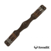 Rovadik Joint' Dressage Horse Girth for English Saddle | Contoured Horse Saddle Girth with Strong Buckles and D-Ring | Equestrian Riding Girth for Horses - Thumbnail Image 1