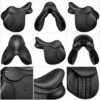 Rovadik Genuine Leather All Purpose Jumping English Horse Saddle Set with Bridle and Reins, Saddle Pad, Stirrup, Stirrup Leather, Horse Bit and Horse Girth - Thumbnail Image 7