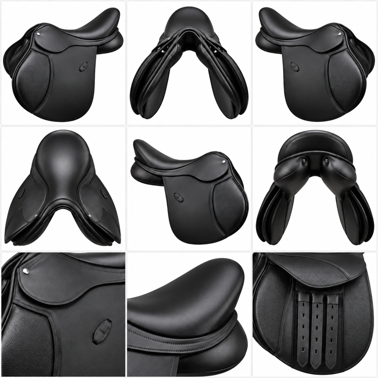 Rovadik Genuine Leather All Purpose Jumping English Horse Saddle Set with Bridle and Reins, Saddle Pad, Stirrup, Stirrup Leather, Horse Bit and Horse Girth - Image 7