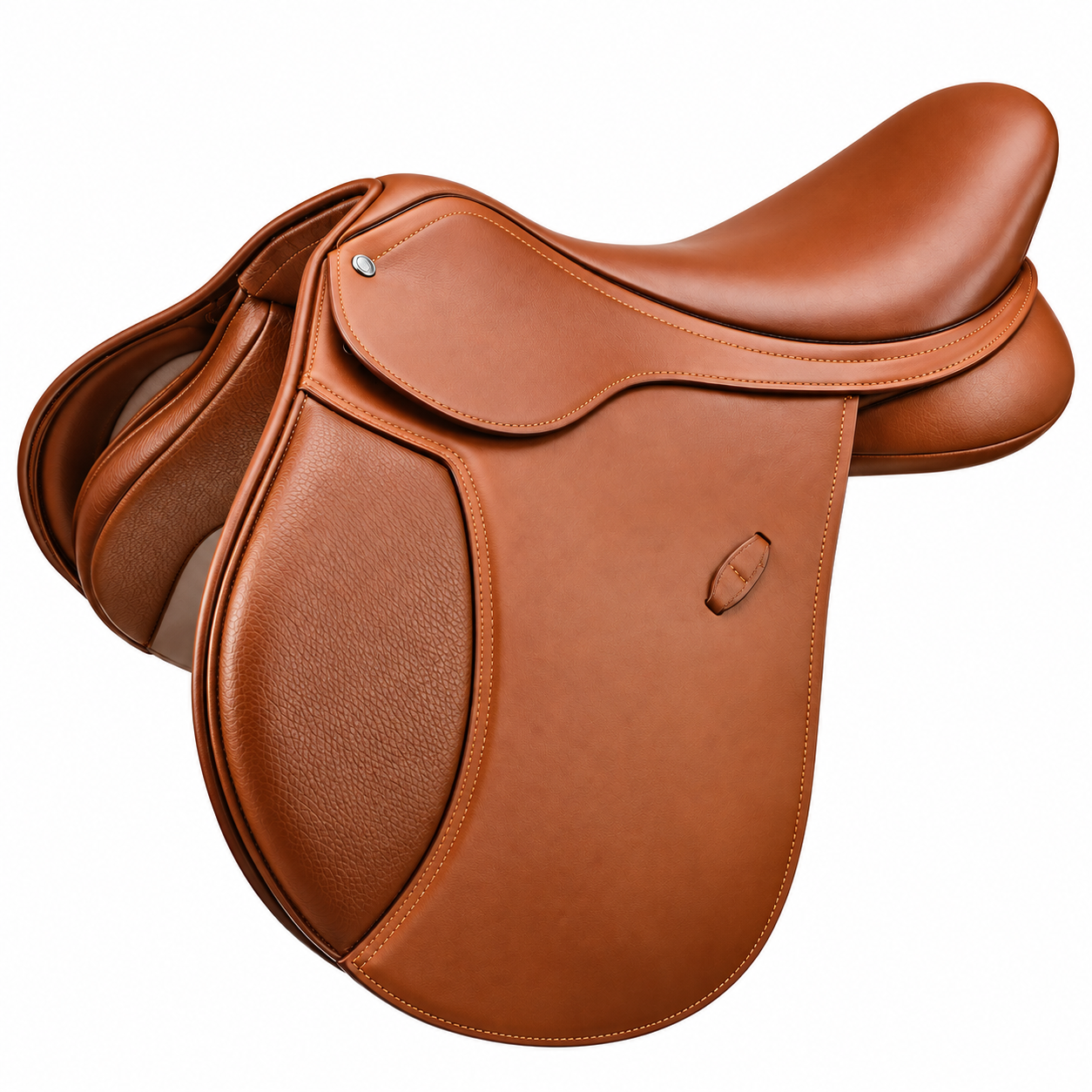 Rovadik Genuine Leather All Purpose Jumping English Horse Saddle Set with Bridle and Reins, Saddle Pad, Stirrup, Stirrup Leather, Horse Bit and Horse Girth - Image 3