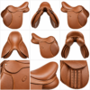 Rovadik Genuine Leather All Purpose Jumping English Horse Saddle Set with Bridle and Reins, Saddle Pad, Stirrup, Stirrup Leather, Horse Bit and Horse Girth - Thumbnail Image 9