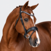 Rovadik Snaffle Bridle 'Bespoke' - With Removeable Flash Noseband Adjustable Straps & Stainless Steel Hardware for Training and Riding - Thumbnail Image 1