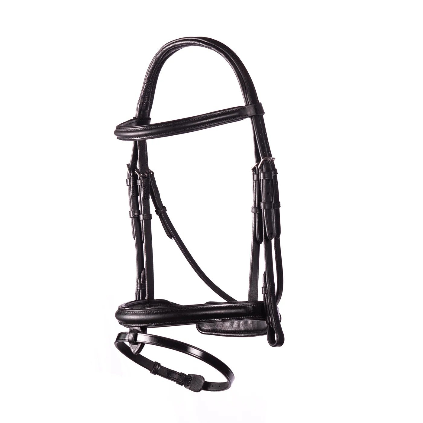 Rovadik Snaffle Bridle 'Prestige' - With Removeable Flash Noseband Adjustable Straps & Stainless Steel Hardware for Training and Riding - Image 3