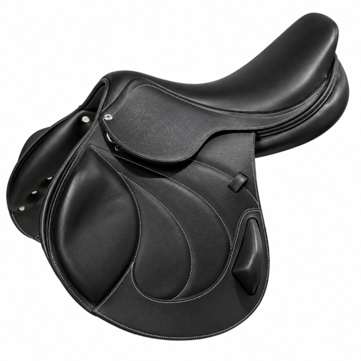 Rovadik Vanguard All Purpose Leather Jumping English Riding Horse Saddle Tack Set, Close Contact Seat Size 12″-18″ - Image 2