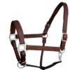 Rovadik Horse Halter for Riding Training Grooming Leading and Horse Handling | Strong and Durable | Brass Nickel Hardware | Equestrian - Thumbnail Image 2