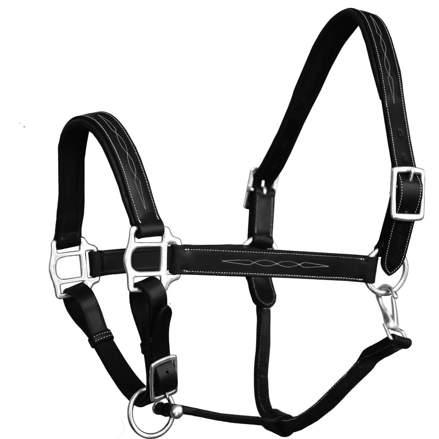 Rovadik Horse Halter for Riding Training Grooming Leading and Horse Handling | Strong and Durable | Brass Nickel Hardware | Equestrian - Image 1