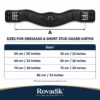 Rovadik Short Stud Guard Horse Girth for English Saddle | Contoured Horse Saddle Girth with Strong Buckles and D-Ring | Equestrian Riding Girth for Horses - Thumbnail Image 11