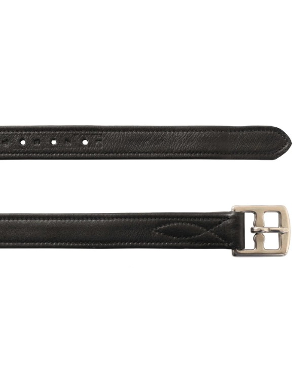 Rovadik Nylon Lined Stirrup Leathers for Horse Riding | Premium Leather Stirrup Straps with Durable Buckles | Equestrian Riding Accessories - Image 4