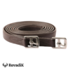 Rovadik Nylon Lined Stirrup Leathers for Horse Riding | Premium Leather Stirrup Straps with Durable Buckles | Equestrian Riding Accessories - Thumbnail Image 2