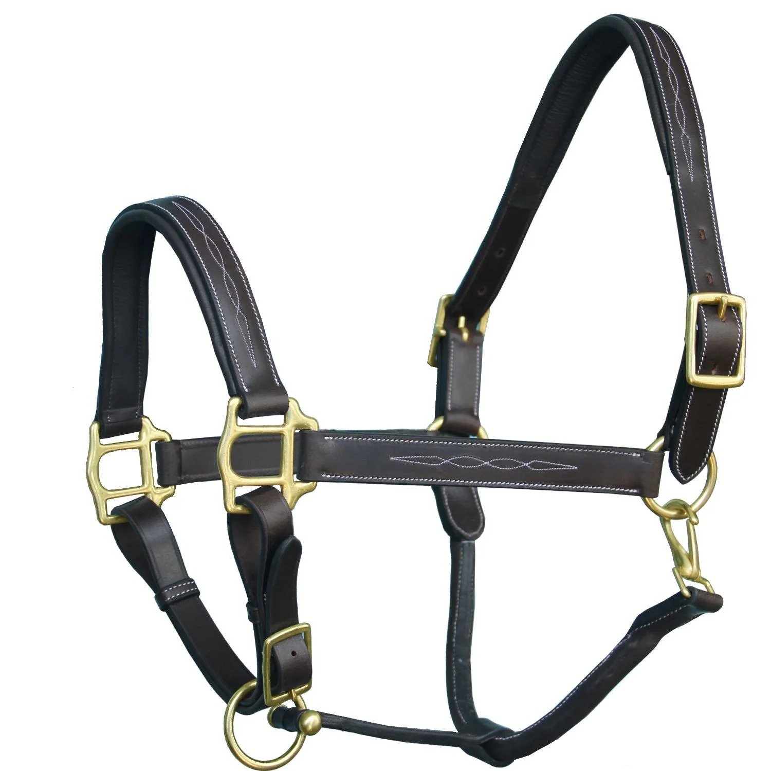 Rovadik Horse Halter for Riding Training Grooming Leading and Horse Handling | Strong and Durable | Brass Nickel Hardware | Equestrian - Image 5