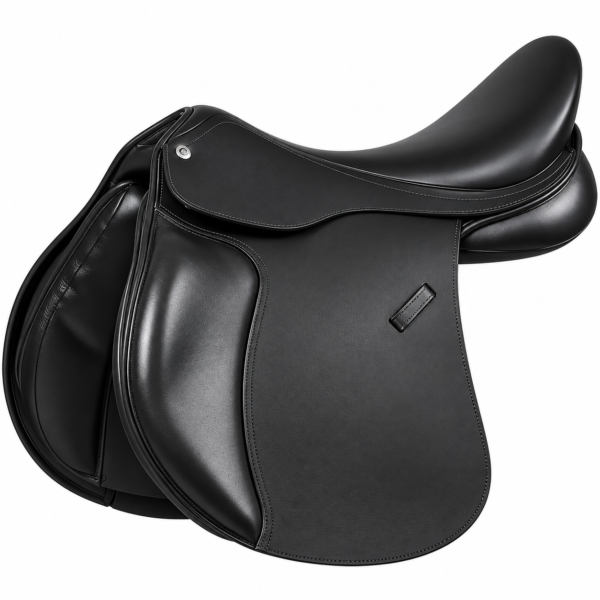 Rovadik Frontier All Purpose Leather Jumping English Riding Horse Saddle Tack Set Seat Size 12″-18″ Close Contact_RVD_06
