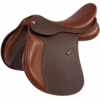 Rovadik Frontier All Purpose Leather Jumping English Riding Horse Saddle Tack Set Seat Size 12″-18″ Close Contact_RVD_06 - Thumbnail Image 1