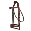 Rovadik Horse Bridle 'Dominant' Anatomical Jumping Bridle with Reins-| Adjustable Straps & Stainless Steel Hardware for Training and Riding - Thumbnail Image 3