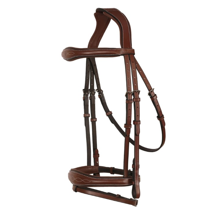 Rovadik Horse Bridle 'Dominant' Anatomical Jumping Bridle with Reins-| Adjustable Straps & Stainless Steel Hardware for Training and Riding - Image 3